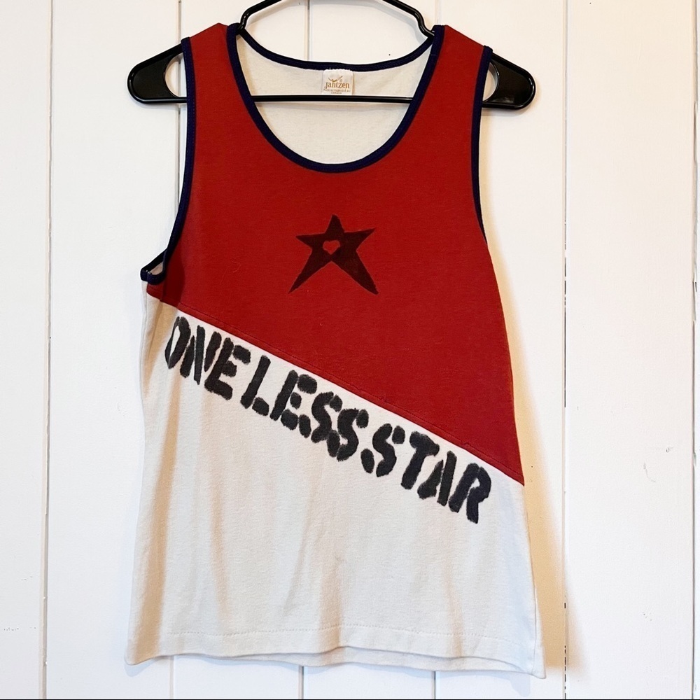 Vintage Jantzen One Less Star Tank Top. Size Medium.